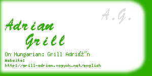 adrian grill business card